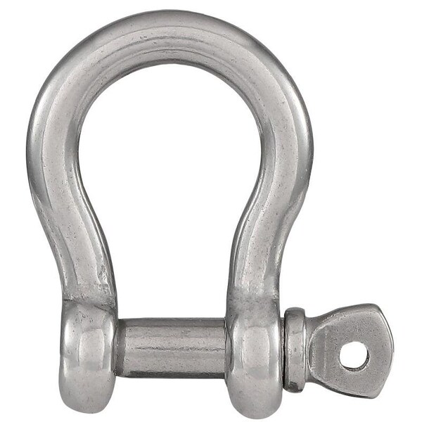 National Hardware Anchor Shackle, 316 in Trade, 650 lb Working Load, 316 in Dia Wire, 316 Grade